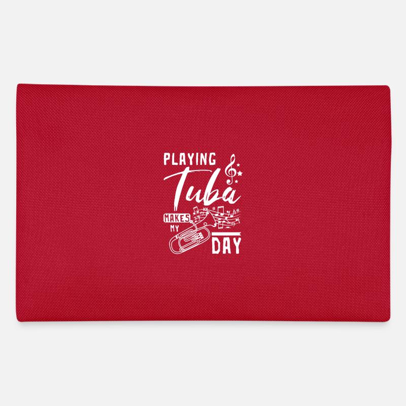 Playing tuba makes my day Federtasche