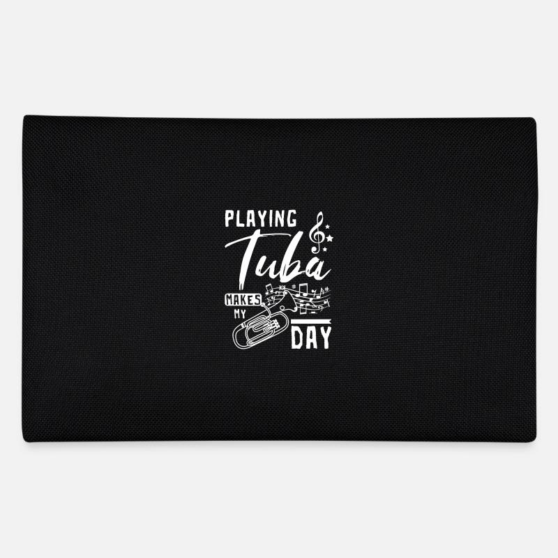 Playing tuba makes my day Federtasche