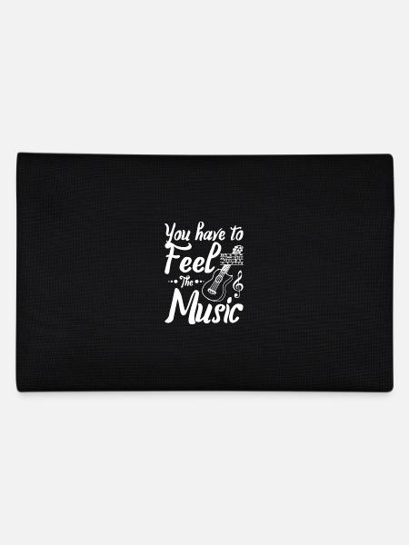 You have to feel the music Ukulele player - Pencil Case - black - Back
