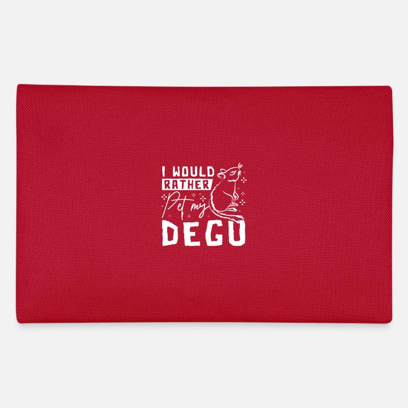 I would rather pet my degu Federtasche