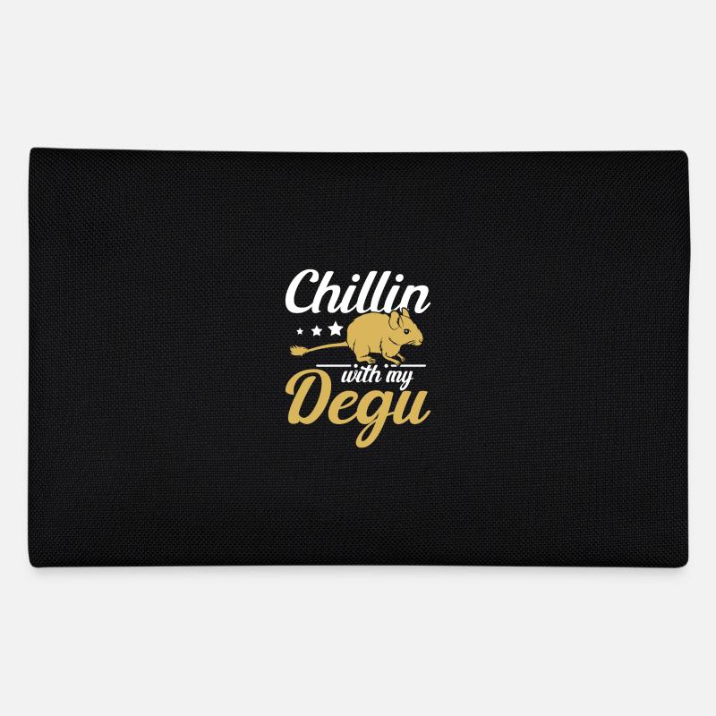 Chillin with my degu Federtasche