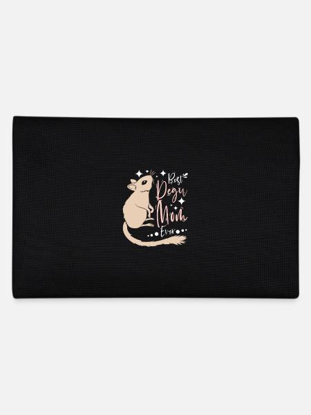 Best degu mom ever - Federtasche - Schwarz - Hinten