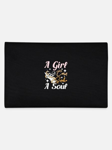 Une fille, un serpent des blés, une âme - Trousse - noir - Dos