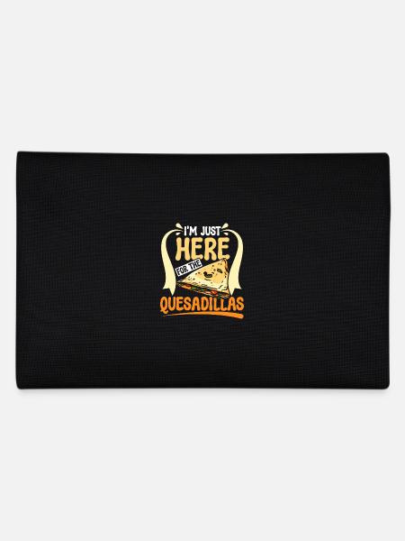 I'm just here for the Quesadillas - Pencil Case - black - Back