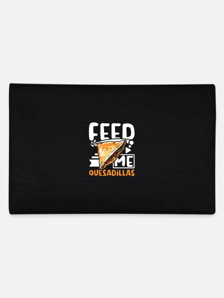 Feed me Quesadillas - Pencil Case - black - Back