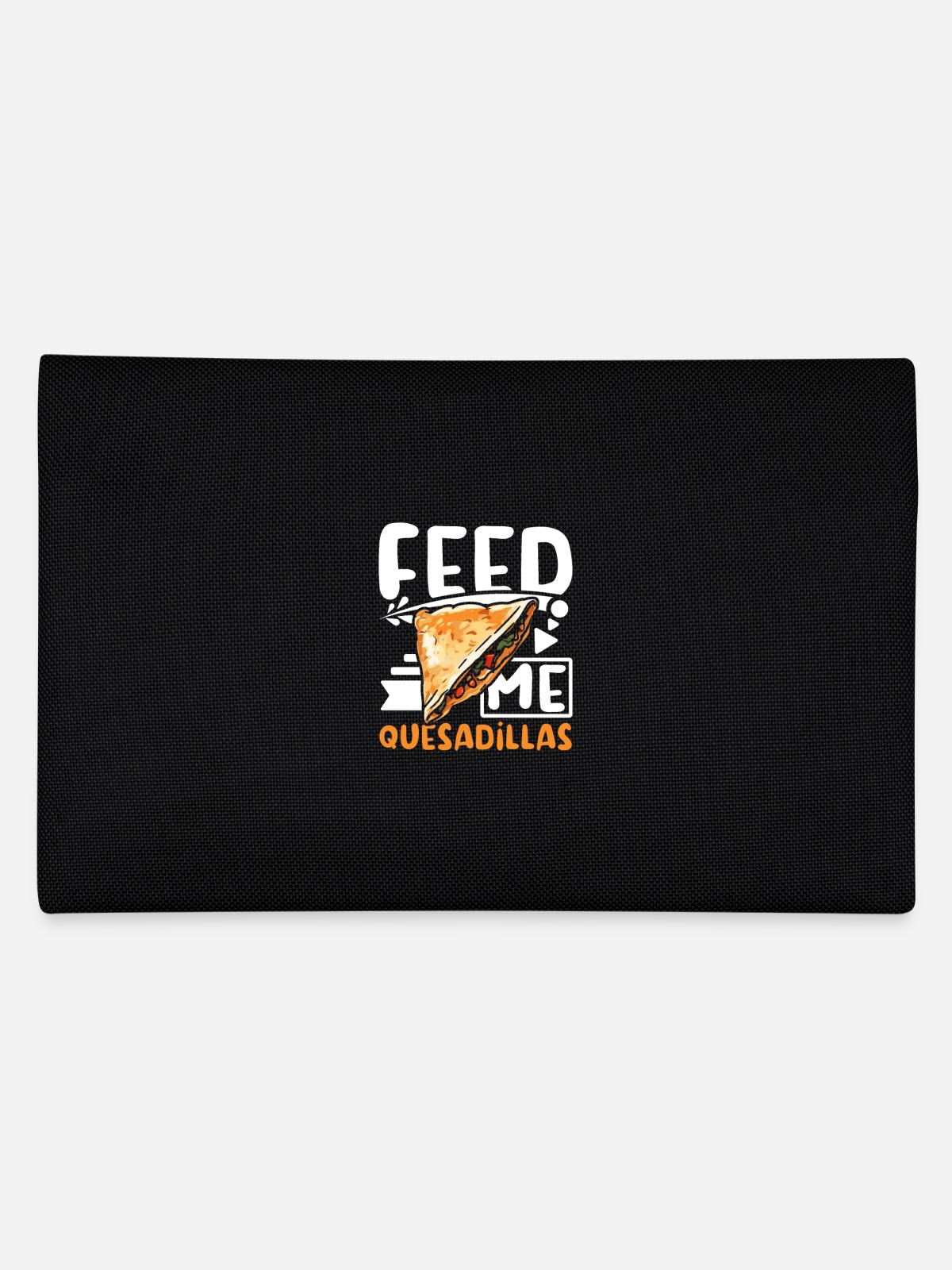 Feed me Quesadillas - Pencil Case - black - Back