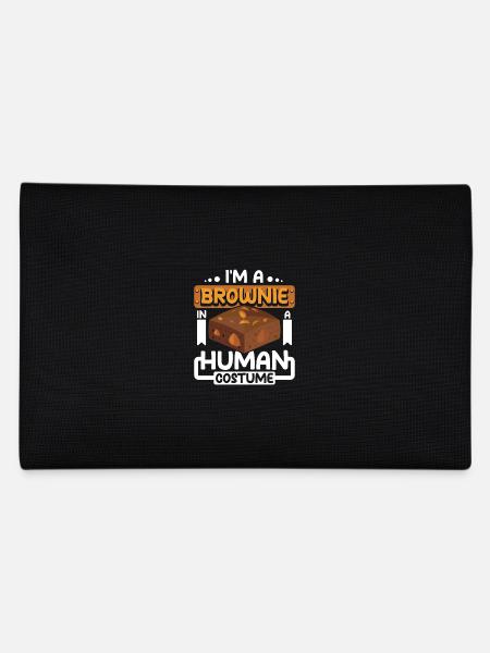 I'm a brownie in a human costume - Pencil Case - black - Back