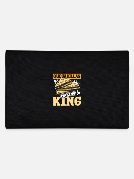 Quesadillas King - Pencil Case - black - Back