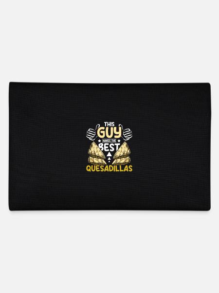 This guy makes the best Quesadillas - Pencil Case - black - Back