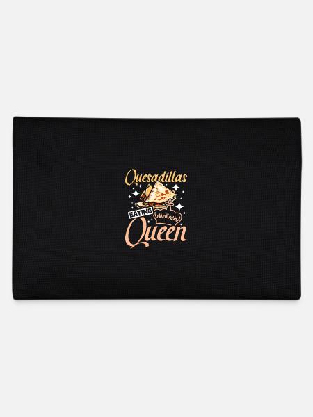 Quesadillas eating queen - Pencil Case - black - Back