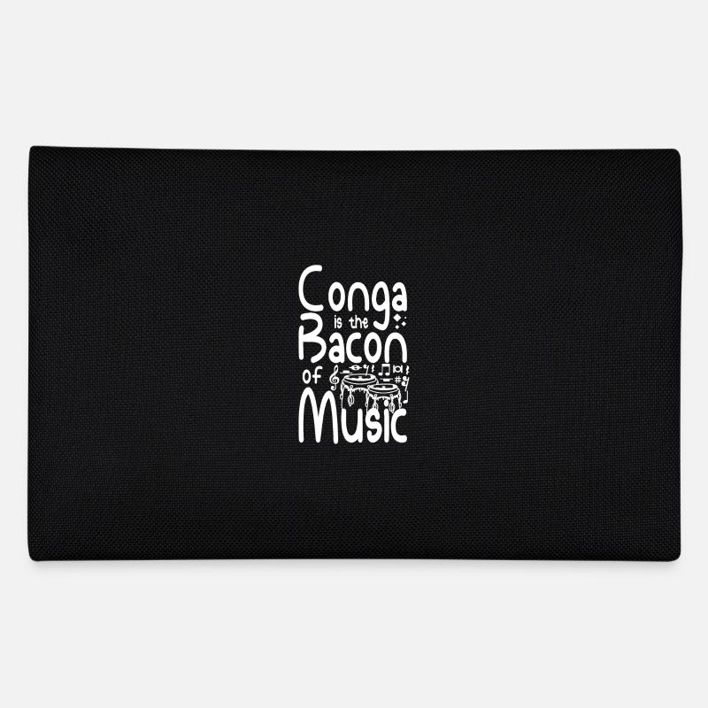 Conga is the bacon of music Federtasche