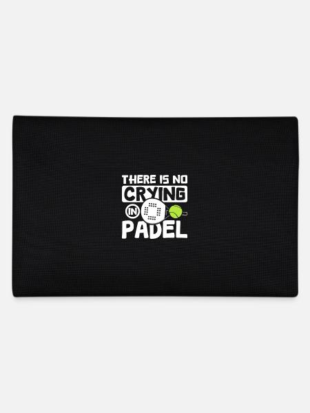 There is no crying in Padel - Federtasche - Schwarz - Hinten