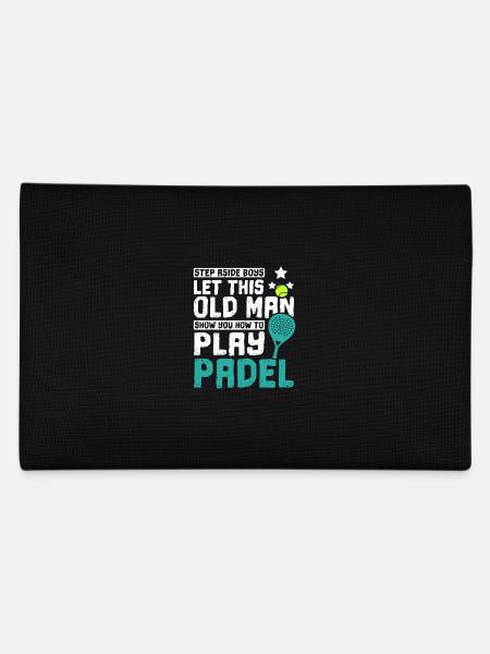 Laissez ce vieil homme vous montrer comment jouer au padel - Trousse - noir - Dos