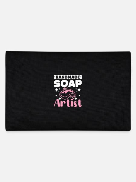 Handmade soap artist soap making - Federtasche - Schwarz - Hinten