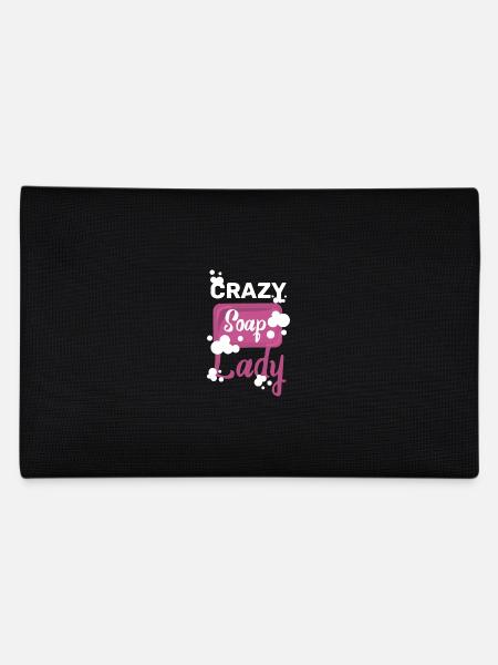 Soap making crazy soap lady - Federtasche - Schwarz - Hinten