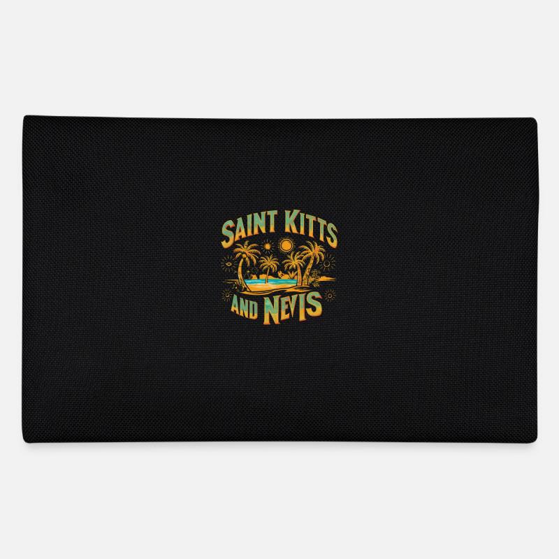 Saint Kitts And Nevis Souvenir Island Paradise Retro Pencil Case