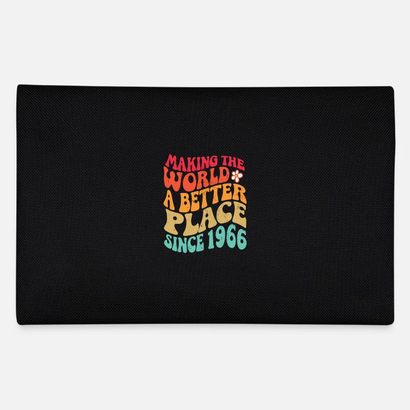 1966 Geburtstag Vintage Hippie Groovy Federtasche