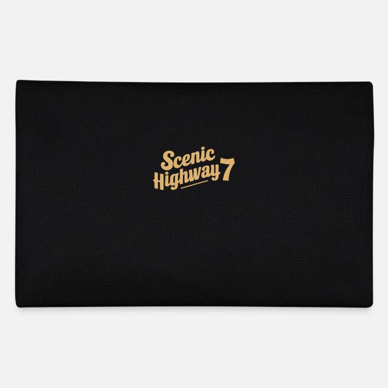 Scenic Highway 7 Schriftzug Federtasche