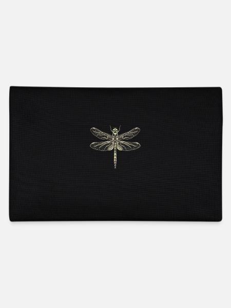 Libelle Dragonfly Bunte Flügel Süße Libellen - Federtasche - Schwarz - Hinten