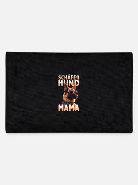 German Shepherd Mom Mistress Mother's Day Shepherd Dogs - Pencil Case - black - Back