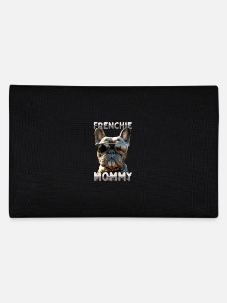 Frenchie Mommy Mom Mother's Day Great Dane - Pencil Case - black - Back