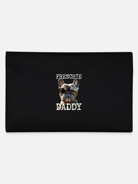 Frenchie Daddy Dad Father's Day Great Dane - Pencil Case - black - Back