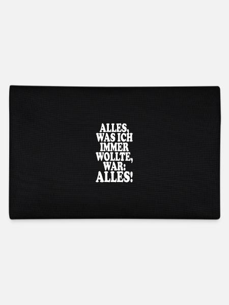 Tout ce que j’ai toujours voulu, c’est tout ! Ironie Tout - Trousse - noir - Dos