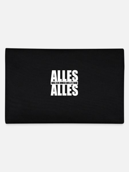 Alles Was Ich Immer Wollte War Alles! Ironie Alles - Federtasche - Schwarz - Hinten