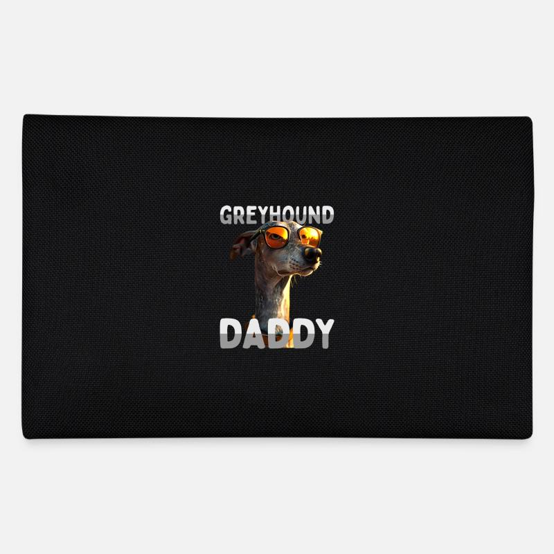 Greyhound Daddy Hunde Papa Vatertag Dad Windhund Federtasche