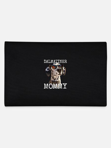 Dalmatian Mommy Dogs Mom Mom Mother's Day Mom - Pencil Case - black - Back