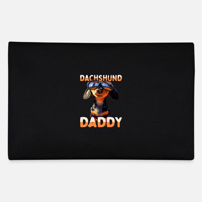 Dachshund Daddy Dackel Dad Wiener Papa Vatertag Federtasche