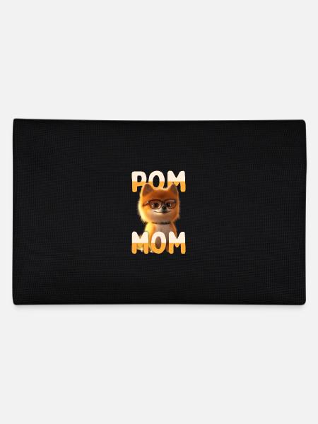 Pom Mom Zwergspitz Mommy Spitz Mama Muttertag Mom - Federtasche - Schwarz - Hinten