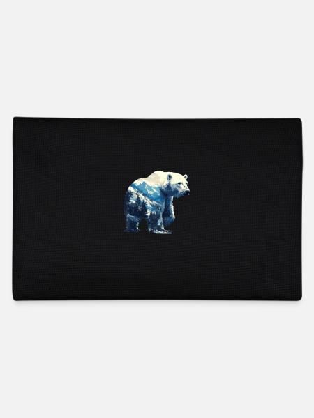 Polar Bear Eisbären Eisbär - Federtasche - Schwarz - Hinten