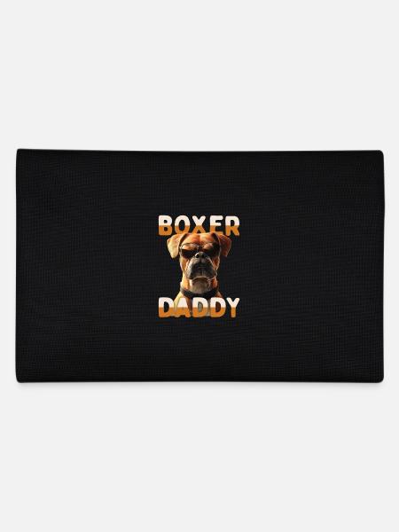 Deutscher Boxer Dad Hund Papa Vatertag Boxer Daddy - Federtasche - Schwarz - Hinten