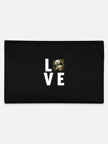 Giant Panda Große Pandas Großer Panda - Federtasche - Schwarz - Hinten