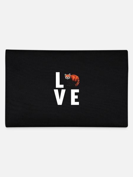 Red Panda Little Pandas Little Red Panda - Pencil Case - black - Back