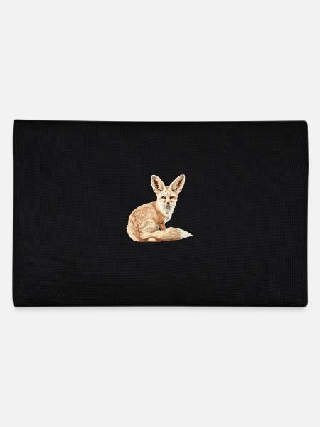 Fennec Fox Fenneks Fennek - Pencil Case - black - Back