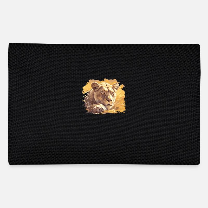 Lioness Löwinnen Löwin Federtasche
