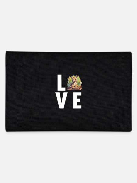 Lynx Luchse Luchs - Trousse - noir - Dos