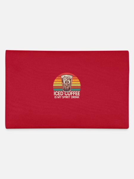 Iced Coffee Is My Spirit Drink - Pencil Case - red - Back