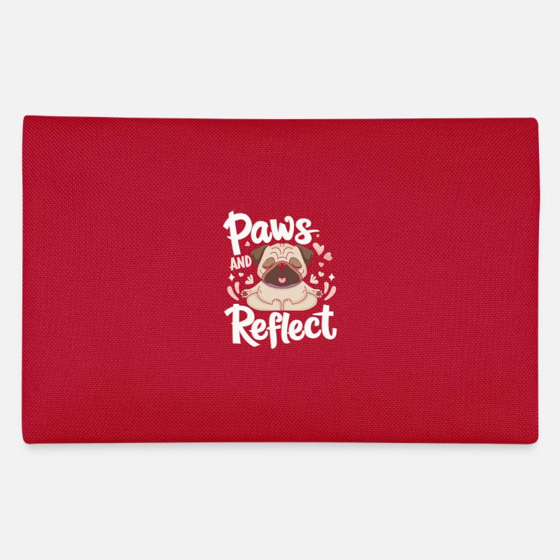 Paws And Reflect Yoga Pug Meditation Entspannt Federtasche