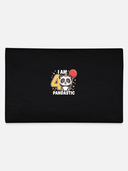 J’ai 4 ans Pandastic 4ème anniversaire Panda - Trousse - noir - Dos