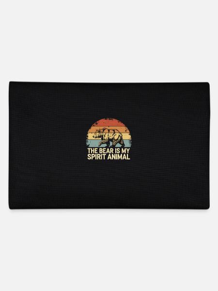 Bär The Bear Is My Spirit Animal - Pencil Case - black - Back