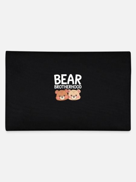 Bears Groups Design Bears Brotherhood - Pencil Case - black - Back