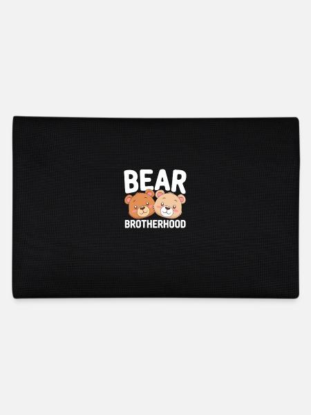 Bears Groups Design Bears Brotherhood - Pencil Case - black - Back