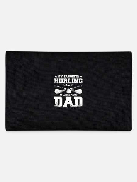My favorite Hurling player calls me dad - Pencil Case - black - Back