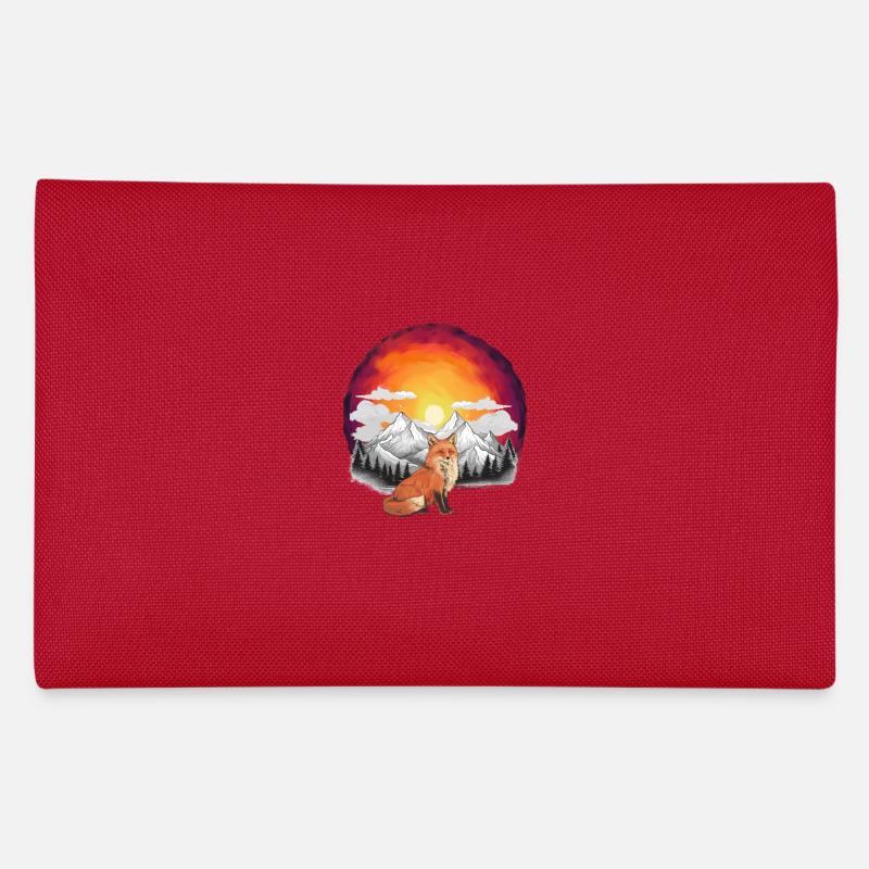Nature Sunset Fox Foxes Mountains Mountains Pencil Case