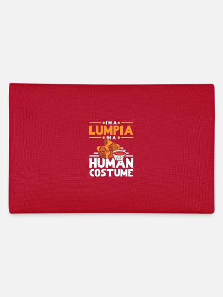 Je suis un lumpia dans un costume humain - Trousse - rouge - Dos