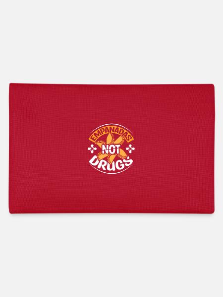 Empanadas not drugs - Pencil Case - red - Back