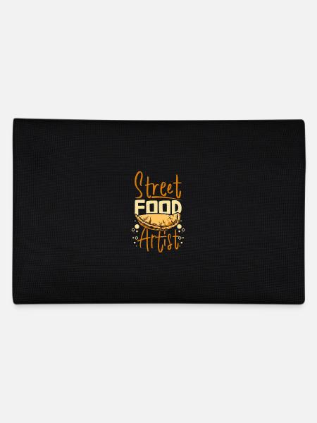 Street food artist Empanadas maker - Pencil Case - black - Back